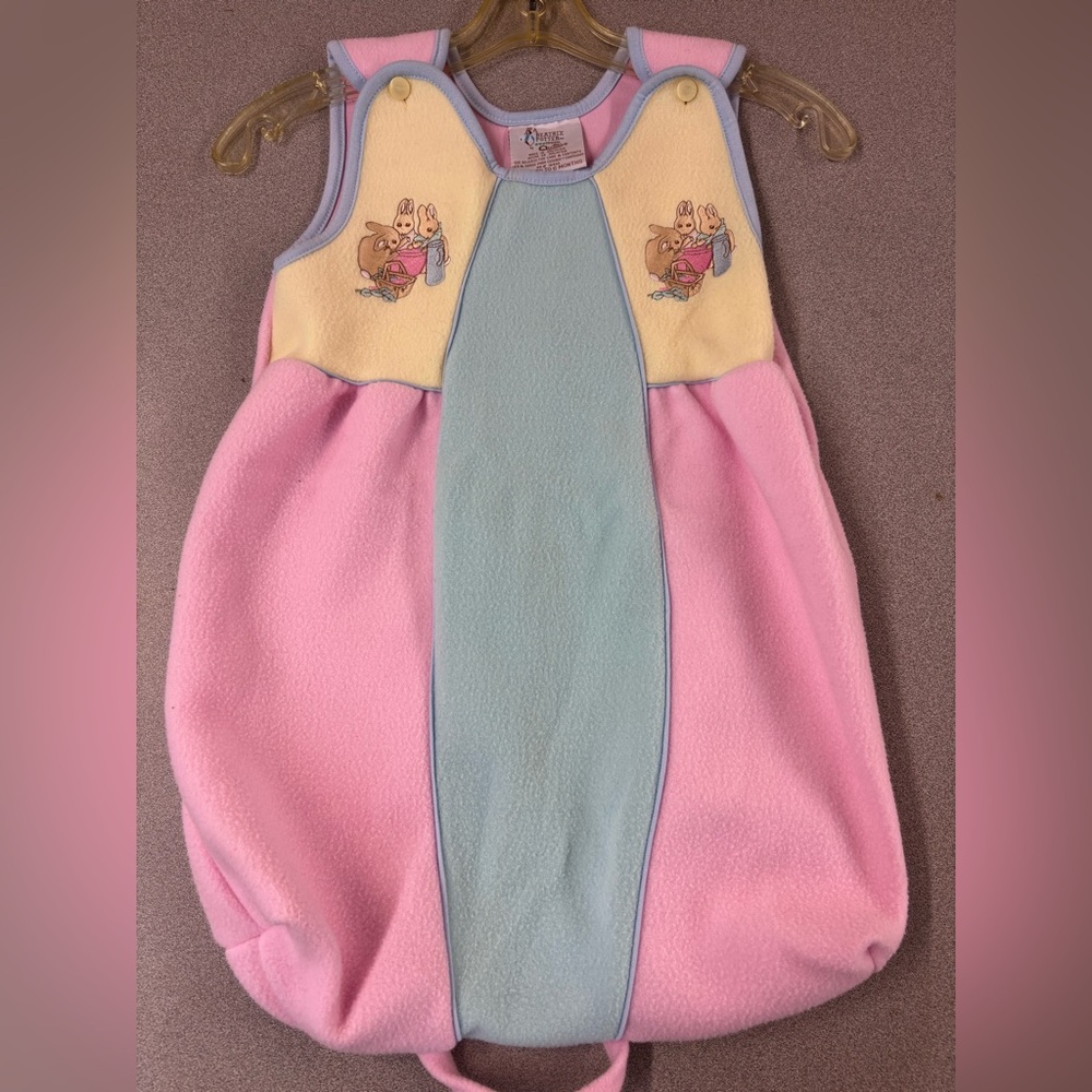 Vintage Beatrix Potter Baby Sleeping Bag